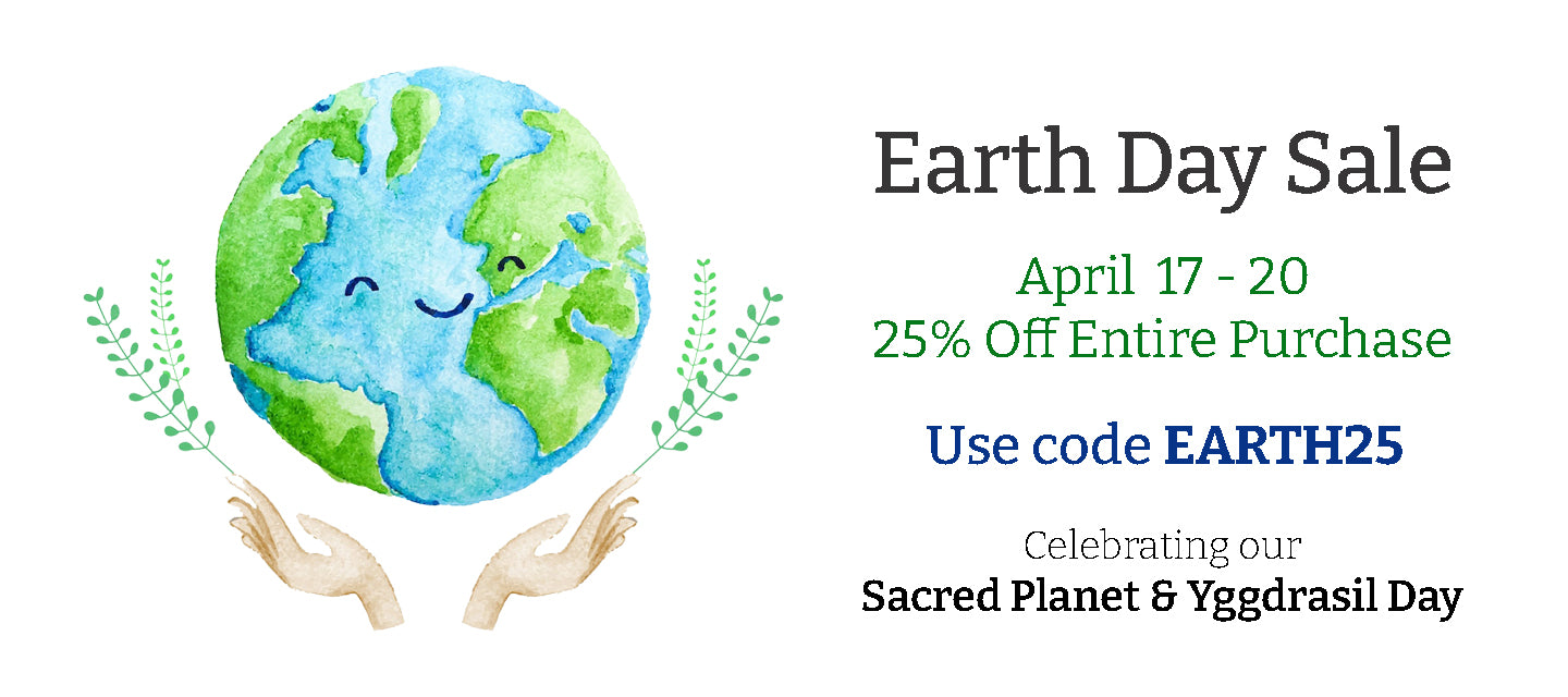 Earth Day Sale at Zinzeudo 25% off entire site April 17 - 20
