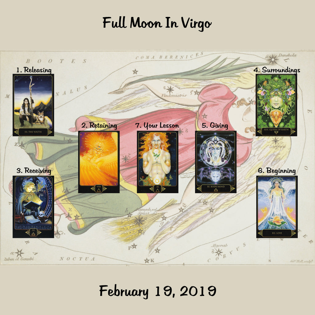 Full Moon Tarot Spread - February 2019
