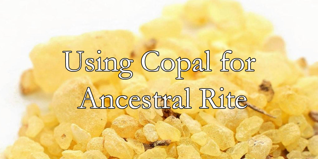 Using Copal for Ancestral Rite