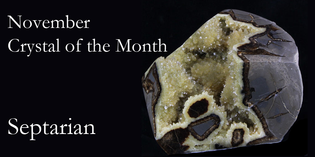 Crystal of the Month:  Septarian