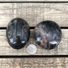 Black Moonstone Palm Stone for Intuition & Goddess Energy - Zinzeudo Infinite Wellness