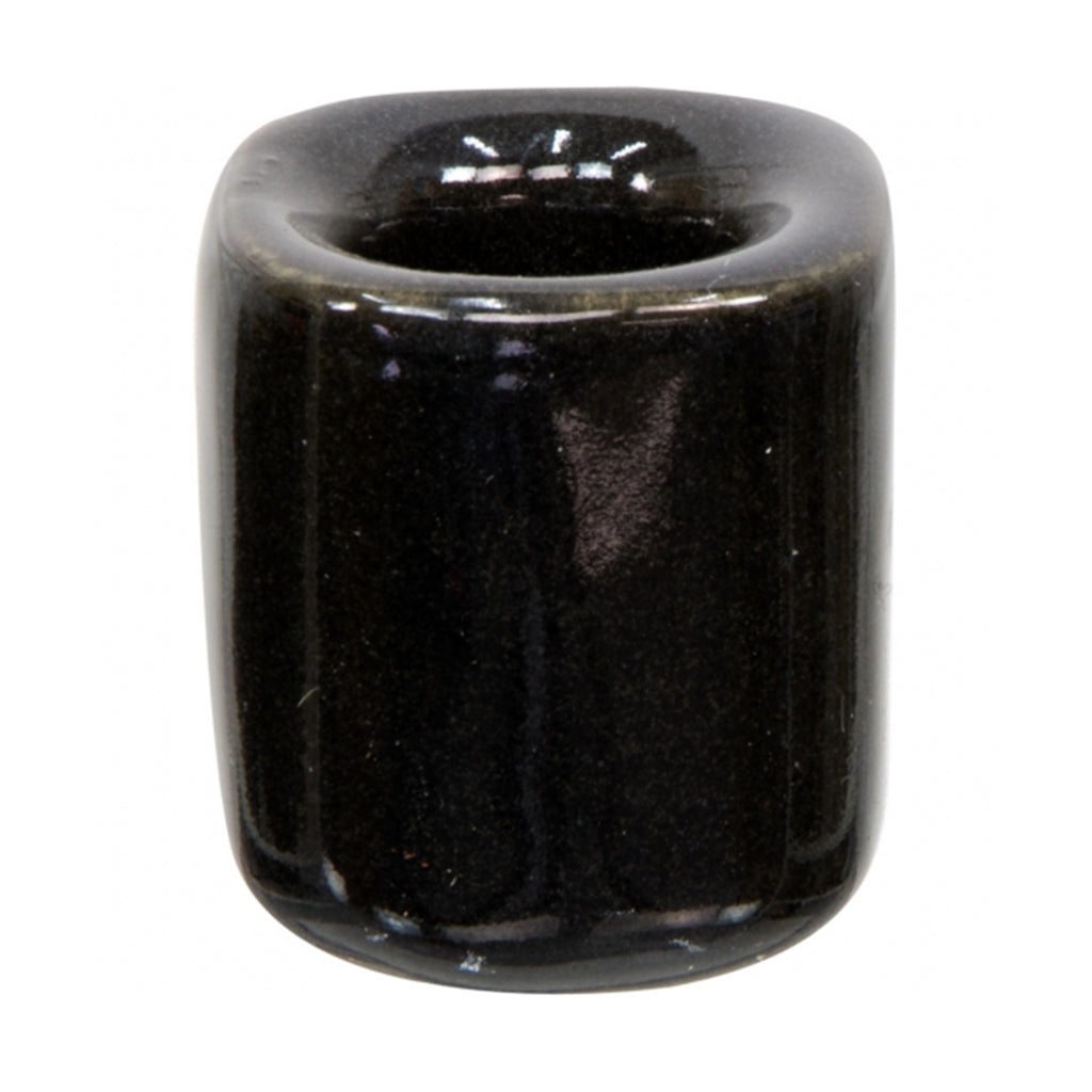 Black Ceramic Chime Candle Holder