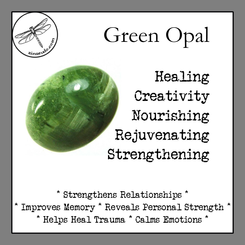 Green Opal Sphere for Creativity and Healing 105 mm - Zinzeudo Infinite Wellness