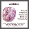Lepidolite Sphere for Balance & Awareness - Zinzeudo Infinite Wellness