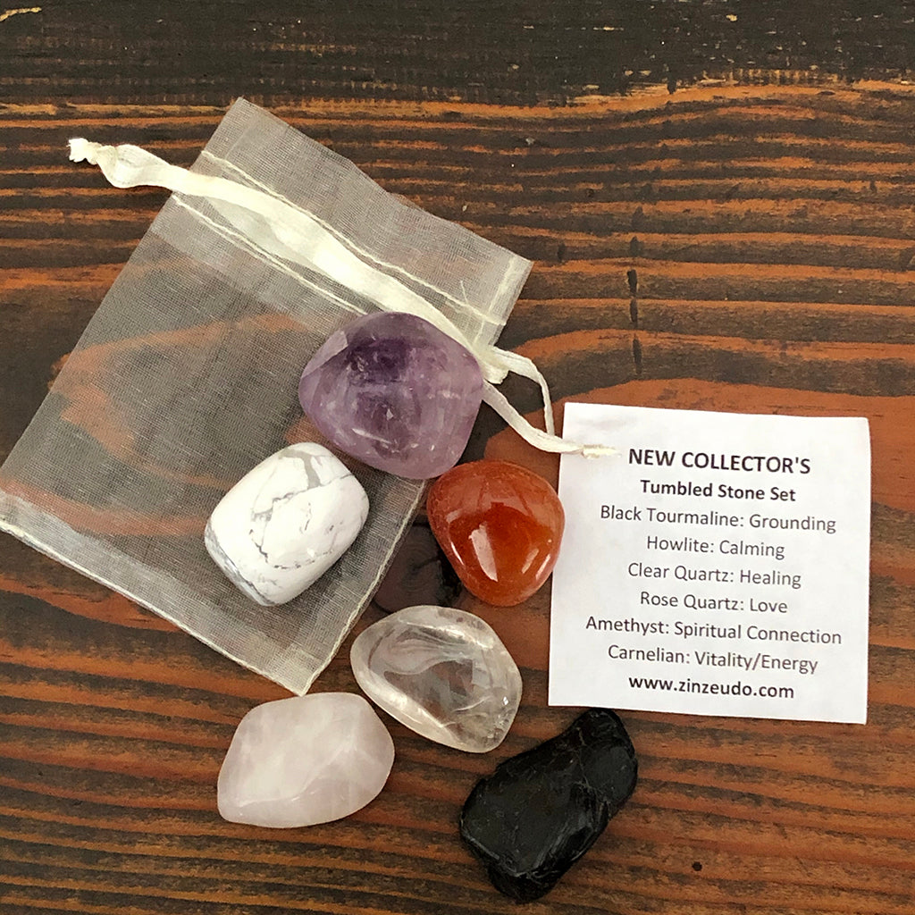 New Collector's Tumbled Stone Kit - Zinzeudo Infinite Wellness