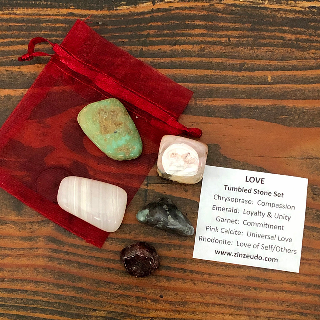 Love Tumbled Stone Kit - Zinzeudo Infinite Wellness