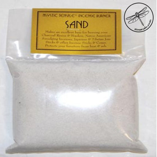 White Incense Burner Sand - Zinzeudo Infinite Wellness
