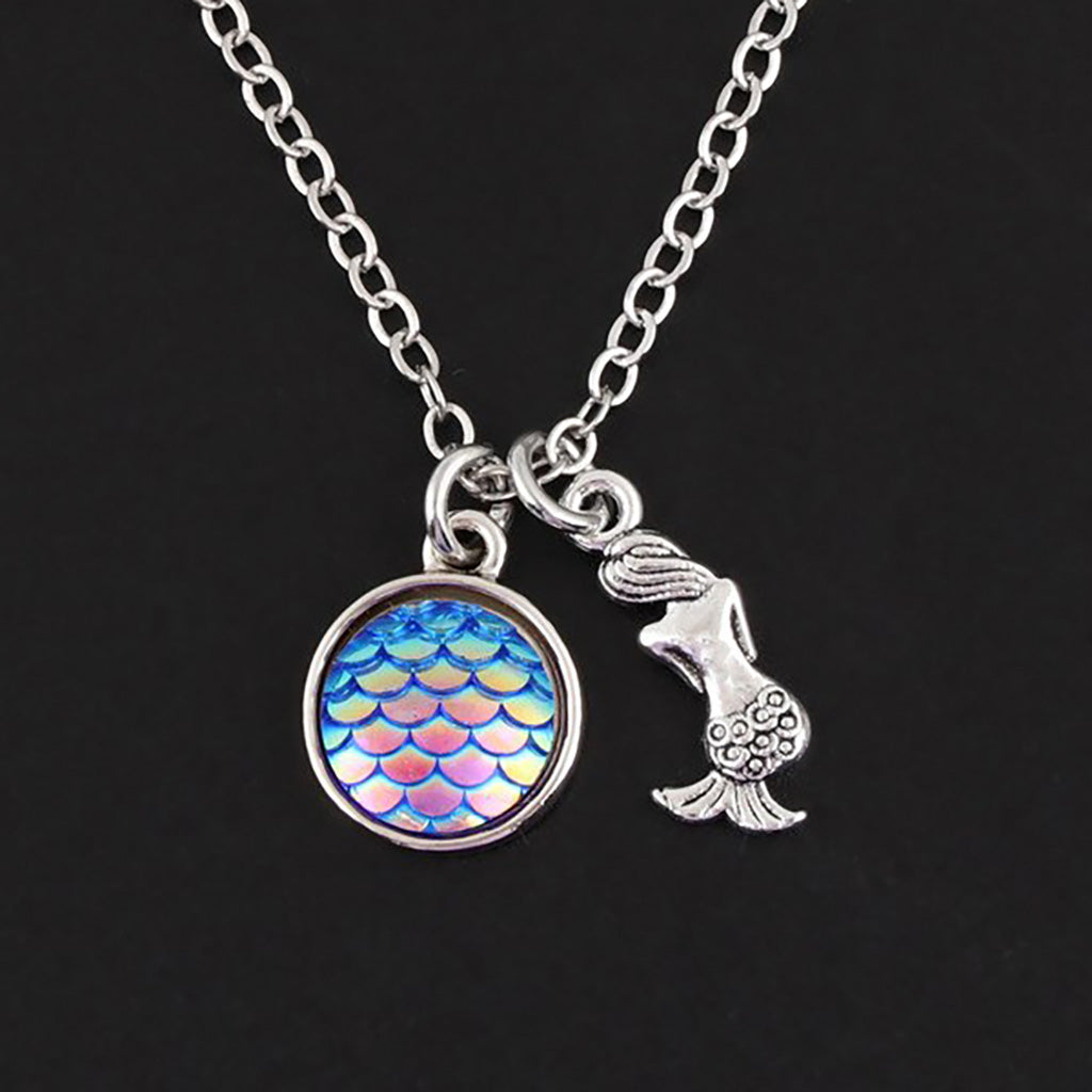 Mermaid Charm Necklace - Zinzeudo Infinite Wellness