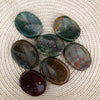 Bloodstone Worry Stones for Detoxifying and Healing - Zinzeudo Infinite Wellness