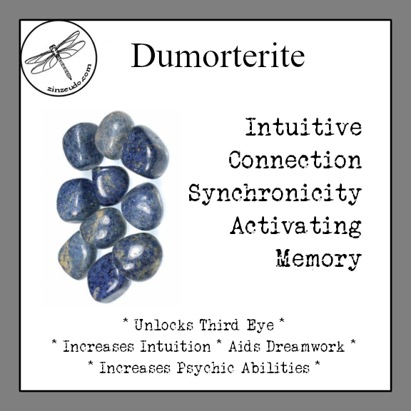 Dumortierite Free Form for Increased Intuition - Zinzeudo Infinite Wellness