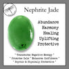 Nephrite Jade Free Form for Abundance & Stability - Zinzeudo Infinite Wellness