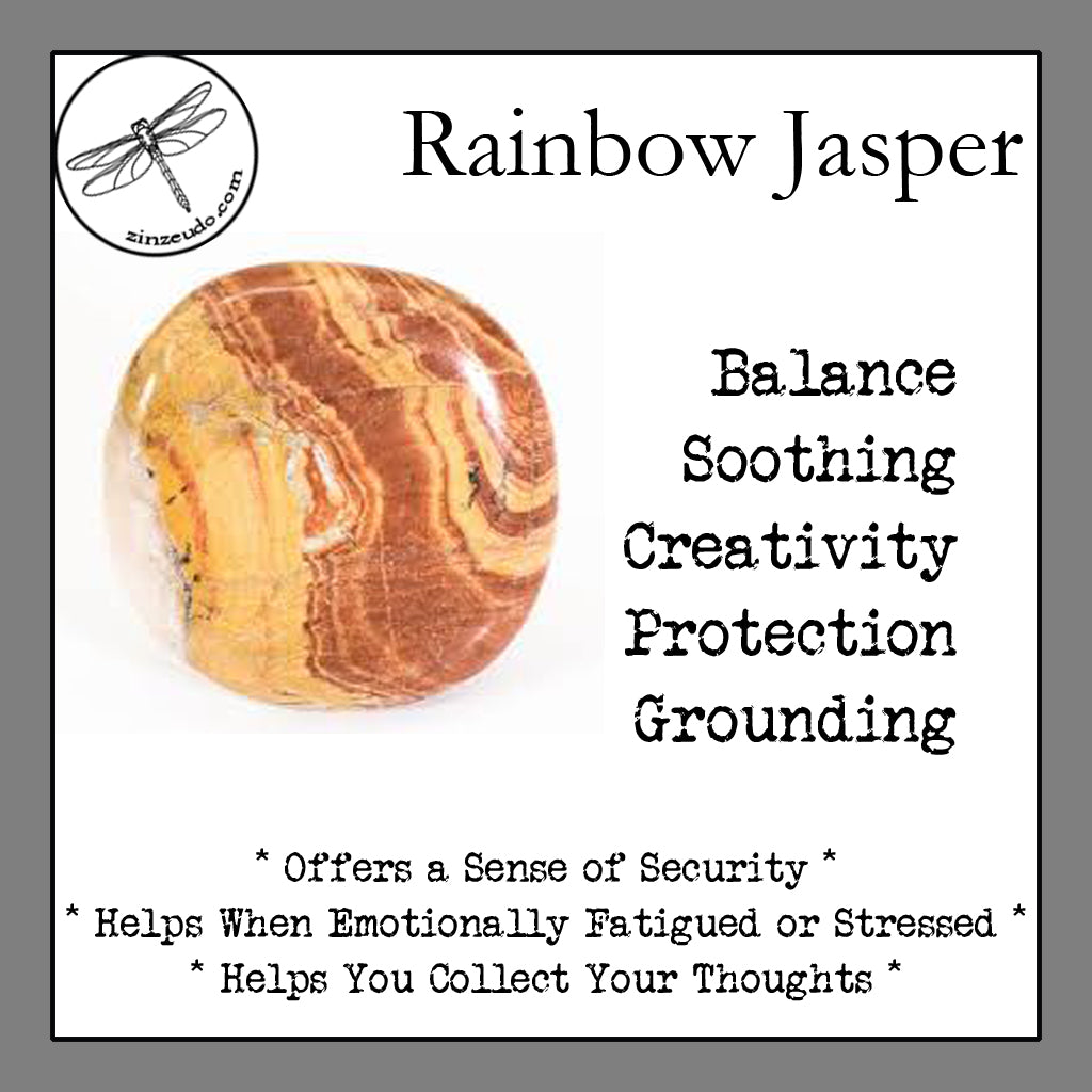 Rainbow Jasper Tower for Protection, Balance, & Creativity - Zinzeudo Infinite Wellness