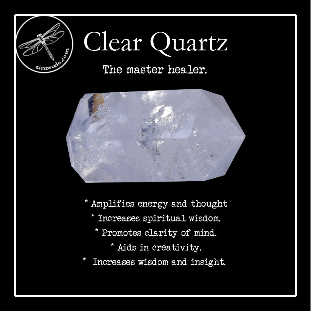 Clear Quartz Tumbled Stones for Healing & Amplification - Zinzeudo Infinite Wellness