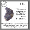 Iolite Tumbled Stones for Intuition & Connection - Zinzeudo Infinite Wellness