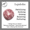 Lepidolite Tumbled Stones for Balance & Transition - Zinzeudo Infinite Wellness