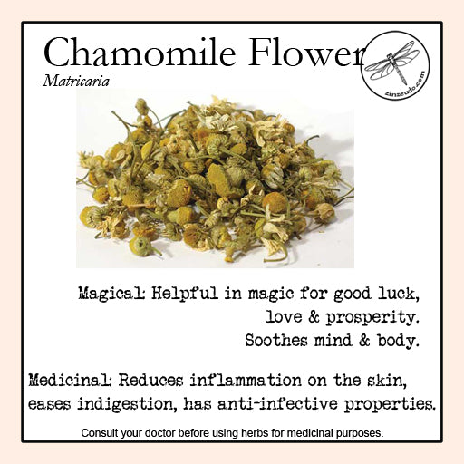 Chamomile Flower 1 oz. (organic) - Zinzeudo Infinite Wellness