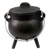 Mini Black Cast Iron Cauldron 3"