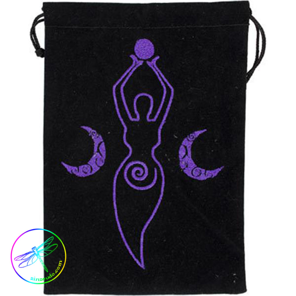 Velvet Bag - Purple Goddess - Zinzeudo Infinite Wellness